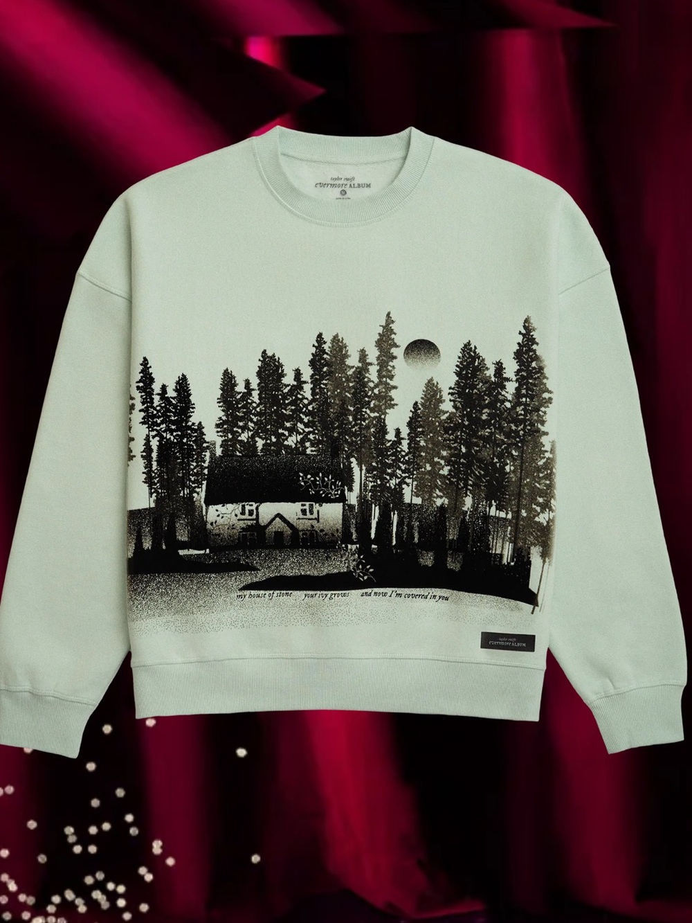 Taylor Swift Evermore Crewneck Sweatshirt Size XL